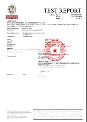 LFGB und BFR Test Report