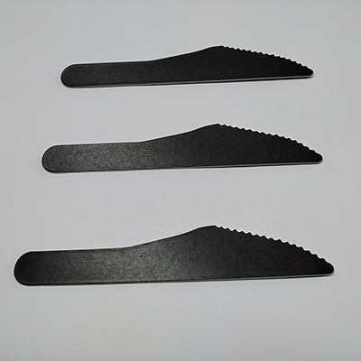 Schwarze Papiergabeln